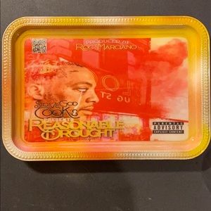 CUSTOM ART TRAY W/ YOUTUBE MUSIC QR CODE